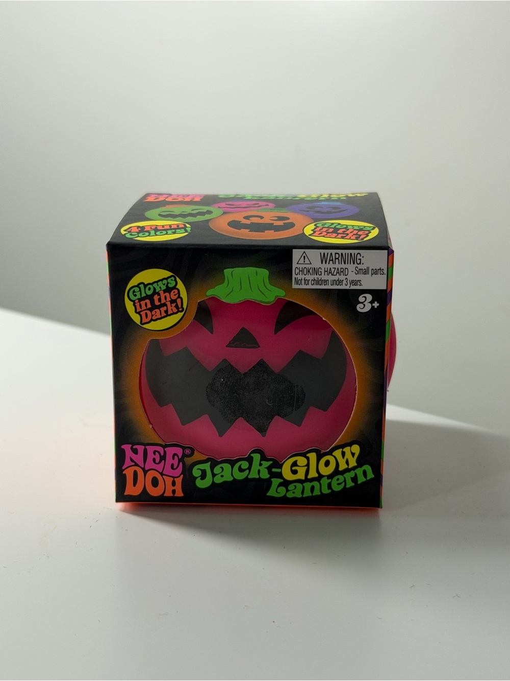 Needoh Jack-Glow Lantern - Pink Glow (NeeDoh)